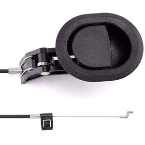 lot 10246 image: ttmagic Sofa Chair Recliner Release Pull Handle 3 by 3.5 Replacement Parts with Cable, Fits Ashley Lazy Boy and Most Recliner Brands Couch Sofa Chair Furniture, Exposed Cable Length 4.9