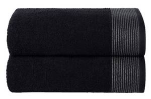 lot 10330 image: BELIZZI HOME Ultra Soft 2 Pack Oversized Bath Towel Set, 28x55 inches, 100% Cotton, Large, Absorbent, Quick Dry, Lightweight, Ideal for Gym, Travel, Camp, Pool - Black