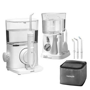 lot 10342 image: Waterpik Evolution and Nano Water Flosser Combo Pack
