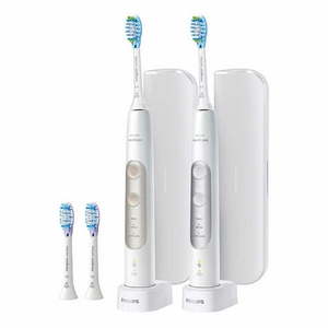 lot 10345 image: Philips Sonicare PerfectClean Rechargeable Toothbrush  2-pack LATEST MODEL