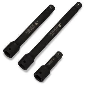 lot 10366 image: Neiko 00237A  12-inch Black Phosphate Finish Impact Extension-Bar Sockets - Incomplete