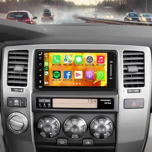 lot 10427 image: Car Stereo Radio for Toyota 4Runner 2003-2009, for Tundra 2003-2006, for Sequoia 2003-2007,Support Carplay&amp Android Auto, Bluetooth&ampVoice Control, Back-up Camera&amp Steering Wheel Control,GPS,FM Radio - Retail $135