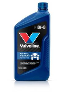 lot 24601 image: Valvoline 4-Stroke ATV UTV 10W-40 Motor Oil 1 Quart - Retail $6