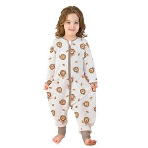 lot 24606 image: Miracle Baby Sleep Sack with Feet, 0.5 TOG Lightweight Toddler Sleeping Bag with Legs & Long Sleeves for Early Walkers - Retail $19
