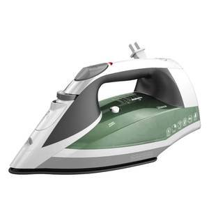 lot 24651 image: BLACKDECKER Vitessa Advanced Steam Iron, ICR2020, Even Steam Nonstick Soleplate, Auto Shutoff, Tangle-Free Retractable Cord. MISSING ONE BUTTON. POWES ON. - Retail $36