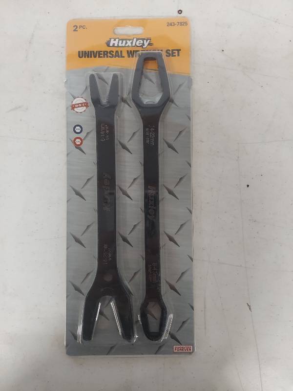 lot 1271 image: Huxley 2-Piece Universal Wrench Set