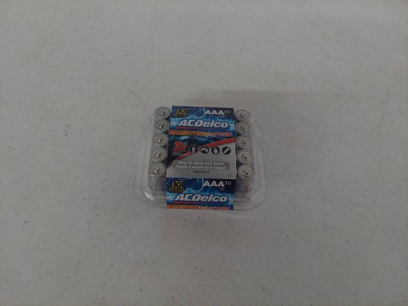 lot 5005 image: ACDelco AAA Super Alkaline Batteries - 30 Pack - 10 Year Shelf Life