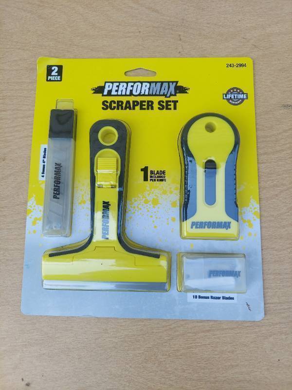 lot 5025 image: Scraper set - 2 Piece with Bonus Blades