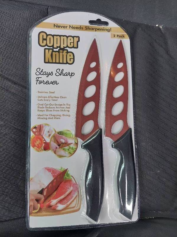 lot 5028 image: Copper Knife 2 Pack