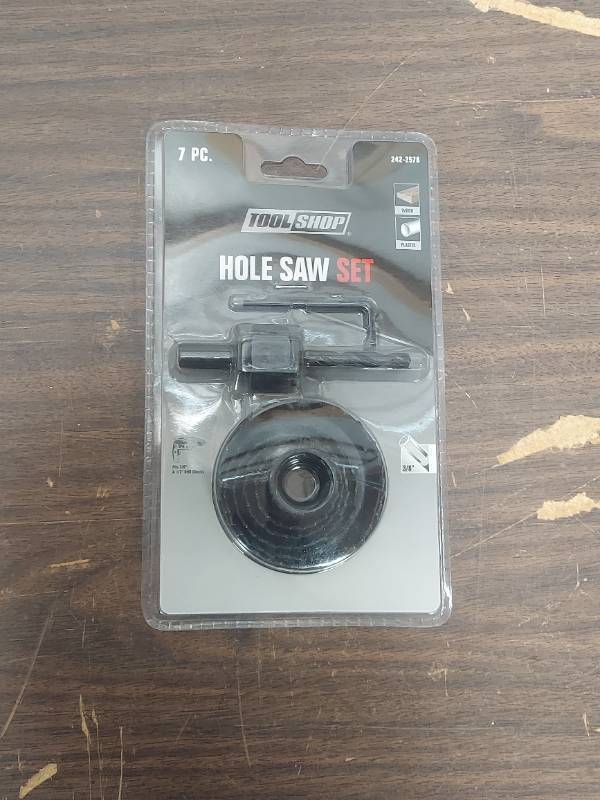 lot 5030 image: 7Pc Hole Saw Set