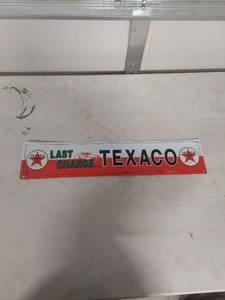 lot 3354 image: Texaco Last Chance Gas Station Sign