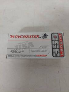 lot 3359 image: Winchester 350 Legend 145gr FMJ Target Ammunition
