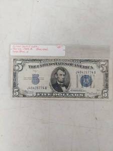 lot 3379 image: 1934 $5 Silver Certificate