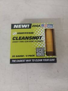 lot 3394 image: Huntego Cleanshot 20 Gauge Bore Cleaner 4-Pack