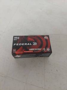 lot 3399 image: Federal American Eagle 22LR Suppressor Ammunition