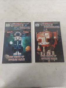 lot 3412 image: IDW Transformers The Death of Optimus Prime One-Shot Comic