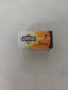 lot 3414 image: Armscor .22 LR Ammunition - 50 Round Box