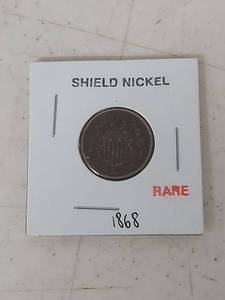 lot 3419 image: 1868 Shield Nickel