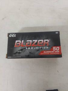 lot 3438 image: CCI Blazer 9mm Luger 115gr FMJ Ammunition - 50 Rounds
