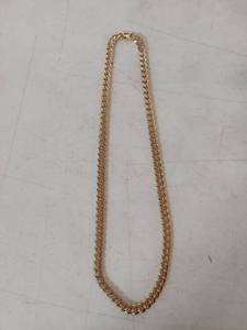 lot 3444 image: Cuban Link Chain Necklace