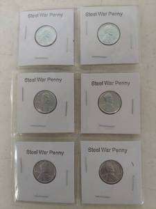 lot 3445 image: 1943 Steel Lincoln Wheat Penny Collection
