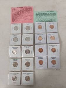 lot 3453 image: Westward Journey Nickel and 2009 Lincoln Cent Set