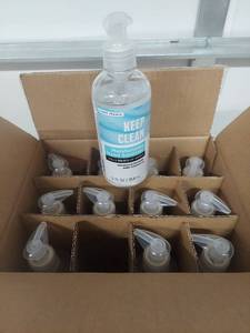 lot 3454 image: (12) Scent Theory Keep Clean Hand Sanitizer 12 oz Bottles