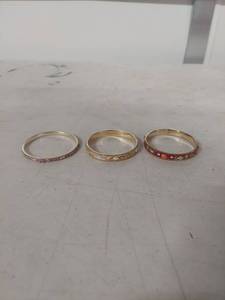 lot 3480 image: Decorative Enamel Bangle Set