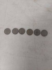 lot 3497 image: (6) Liberty Head V Nickel Collection