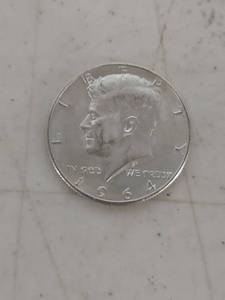 lot 3570 image: 1964 Kennedy Silver Half Dollar