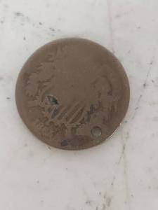 lot 3576 image: 1865 2 Cent Piece - Civil War Era