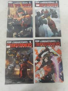 lot 3584 image: Transformers Combiner Wars Windblade Comic Set