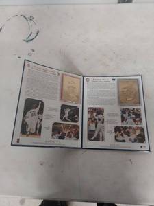 lot 3614 image: 1998 McGwire & Sosa Home Run Record Commemorative Book with Gold Cards