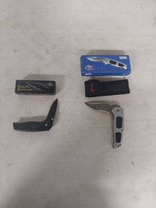 lot 3637 image: (2) Delta Ranger Folding Pocket Knifes