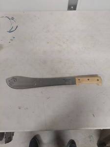 lot 3643 image: Tramontina Brasil Machete with Wooden Handle