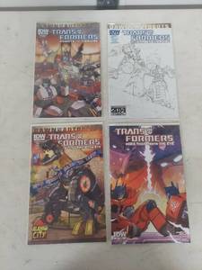 lot 3645 image: Transformers IDW Comic Convention Exclusive Set