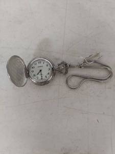 lot 1019 image: Geneva Quartz Pocket Watch with Chain