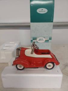 lot 3871 image: Hallmark Kiddie Car Classics Red Pedal Car Model
