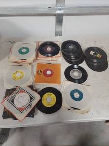 lot 3948 image: Mixed Lot of 45 RPM Promotional Records