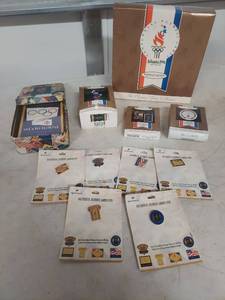 lot 3959 image: 1996 Atlanta Olympics Hallmark Ornament and Pin Collection