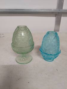 lot 4079 image: Tiara Sandwich Pattern Fairy Lamps
