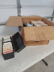 lot 4101 image: Large Collection of 8-Track Music Tapes