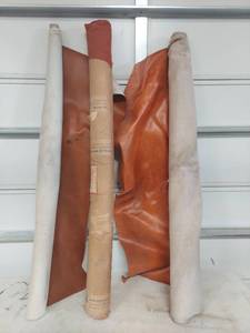 lot 4107 image: 3 Rolls of Fabric - Naugahyde