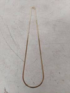 lot 4116 image: Box Link Chain Necklace