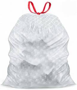 lot 1029 image: 13 Gallon Trash Bags Drawstring (STOCK PHOTO NOT EXACT)