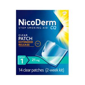 lot 1032 image: NicoDerm CQ Step 1 Nicotine Patches to Quit Smoking, 21 mg, Stop Smoking Aid, 14 Count