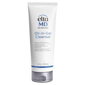 lot 1047 image: EltaMD Oil-In-Gel Facial Cleanser, Daily Gentle Face Cleanser, Removes Long-Wear Makeup, Sunscreen, and Sweat, Cleansing Oil For Face, 3.4 oz Tube