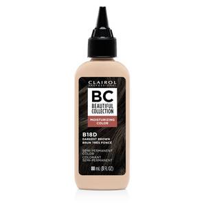lot 1052 image: Clairol Professional Beautiful Collection Hair Color, 18D Darkest Brown, 3 oz. - Packaging May Vary