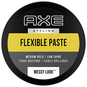 lot 1066 image: Axe Styling Messy Look Medium Hold Low Shine Flexible Hair Paste - Travel Size - 2.64oz