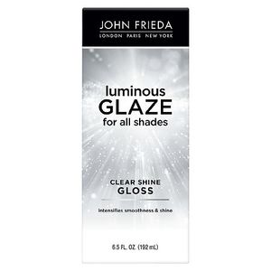 lot 1081 image: John Frieda Clear Hair Shine Gloss Treatment  Luminous Glaze  Rich Color  without Frizz  for Men and Women  6.5 oz